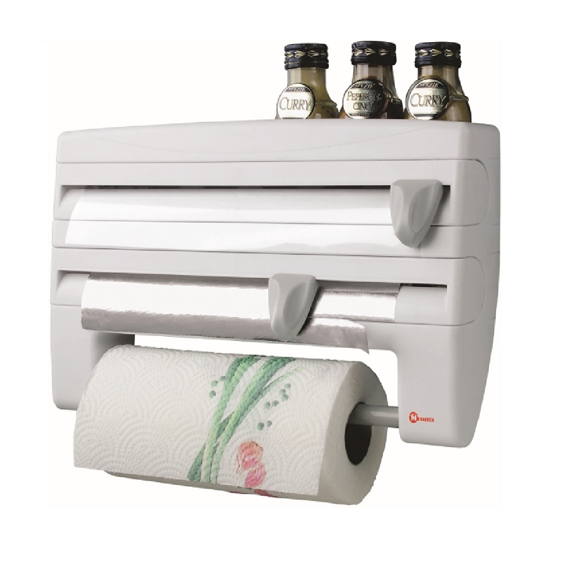 Dispensador de Rollos de Cocina 4 en 1